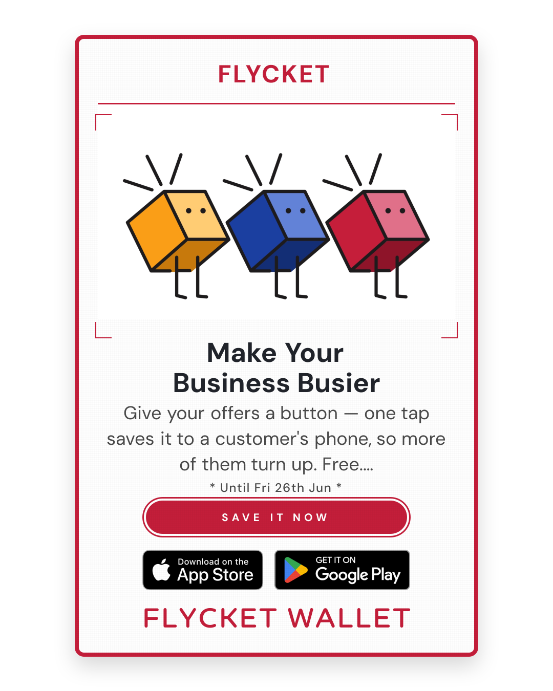 Flycket — Make Your Business Busier